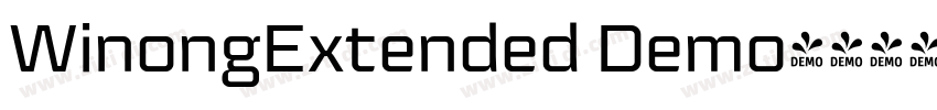 WinongExtended Demo字体转换